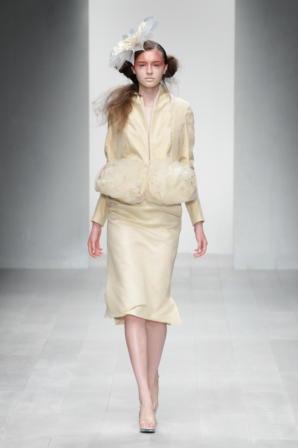 Golden Peonie Rose Jacket and Skirt